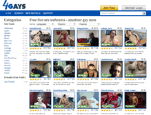 Tablet Screenshot of 4gays.com